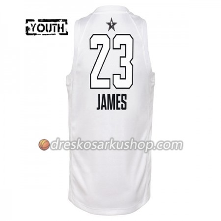 Dječji NBA Dres Cleveland Cavaliers LeBron James  23 2018 All-Star Jordan Brand Bijela Swingman